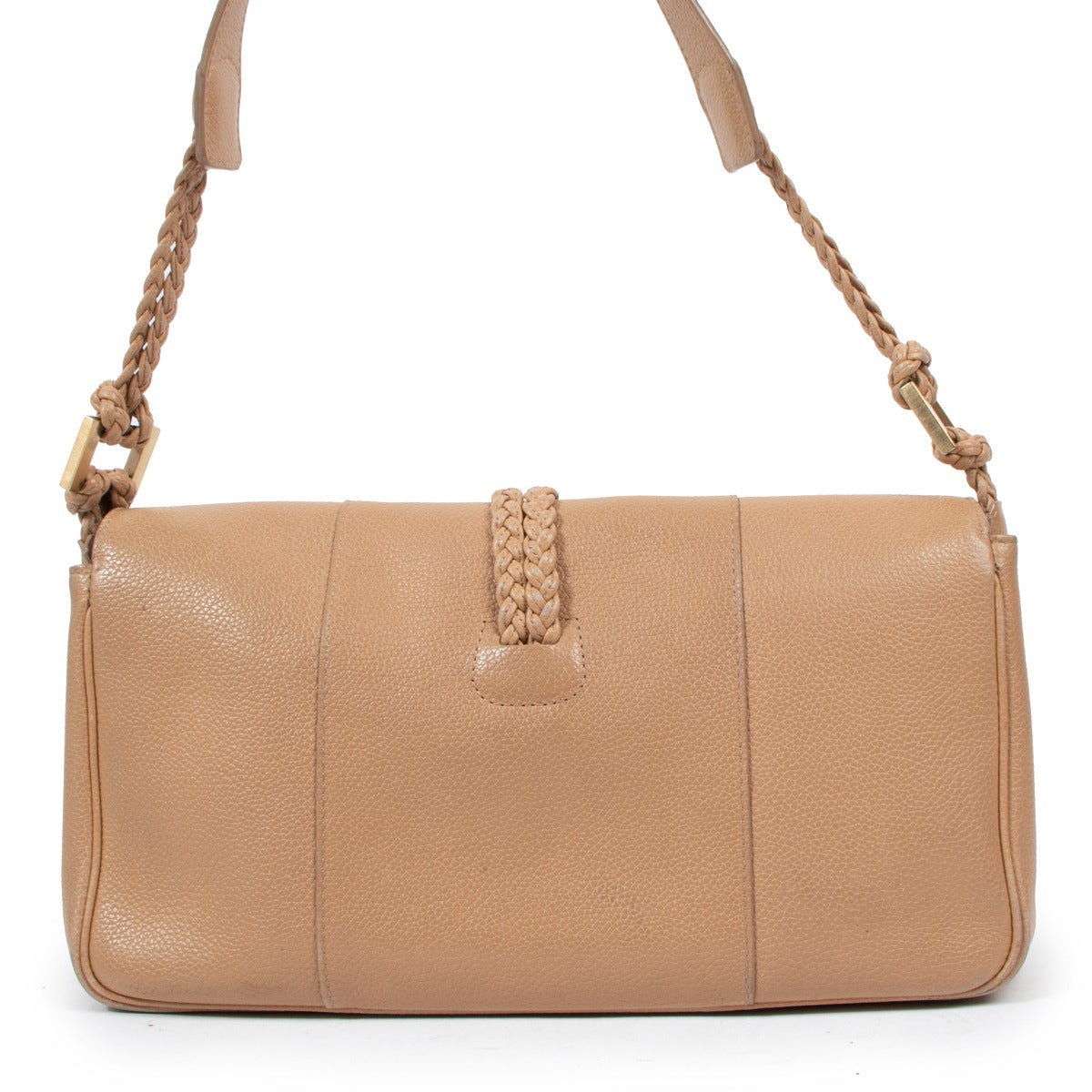 Sac Delvaux Colette MM Tressé Beige