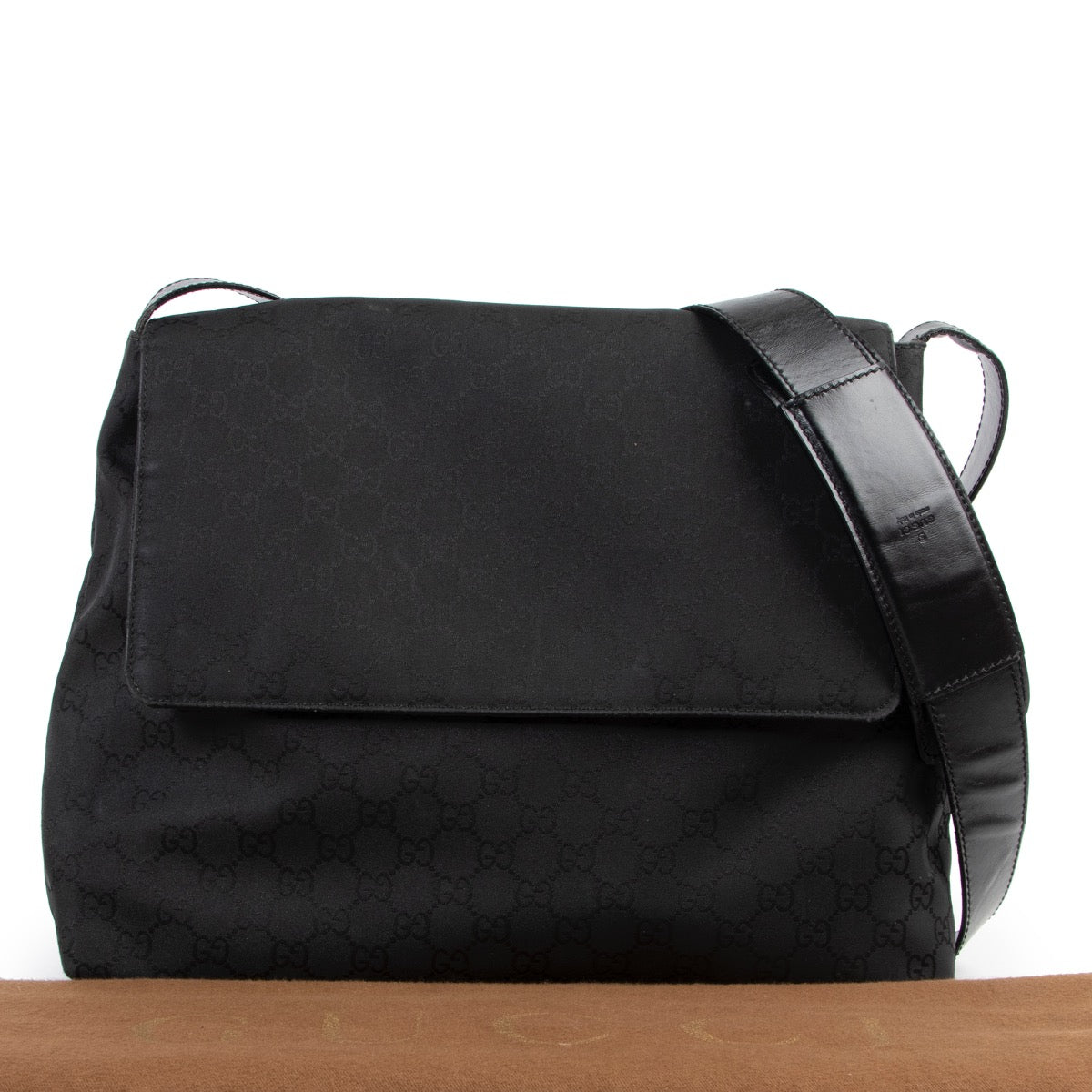 Shop safe online authentic second hand Gucci Black Monogram Canvas Messenger Bag. Buy online Gucci Black Monogram Canvas Messenger Bag in a safe way. Shop Gucci Black Monogram Canvas Messenger Bag online safely.