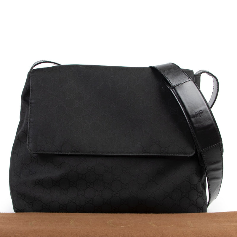 Shop safe online authentic second hand Gucci Black Monogram Canvas Messenger Bag. Buy online Gucci Black Monogram Canvas Messenger Bag in a safe way. Shop Gucci Black Monogram Canvas Messenger Bag online safely.