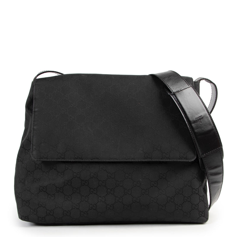 Shop safe online authentic second hand Gucci Black Monogram Canvas Messenger Bag. Buy online Gucci Black Monogram Canvas Messenger Bag in a safe way. Shop Gucci Black Monogram Canvas Messenger Bag online safely.