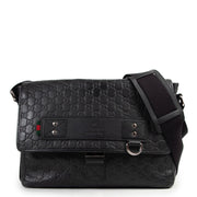 Shop safe online authentic second hand Gucci Black Monogram Leather Messenger Bag. Buy online Gucci Black Monogram Leather Messenger Bag in a safe way. Shop Gucci Black Monogram Leather Messenger Bag online safely.