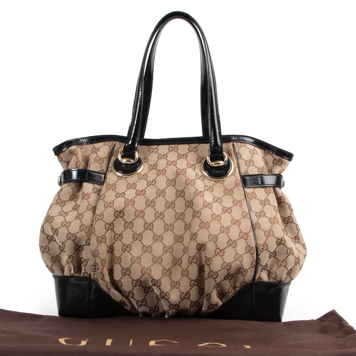 Shop safe online authentic second hand Gucci Monogram Shoulder Bag. Buy online Gucci Monogram Shoulder Bag in a safe way. Shop Gucci Monogram Shoulder Bag online safely.