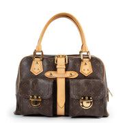 Shop safe online authentic second hand Louis Vuitton Monogram Manhattan Top Handle Bag. Buy online Louis Vuitton Monogram Manhattan Top Handle Bag in a safe way. Shop Louis Vuitton Monogram Manhattan Top Handle Bag online safely.