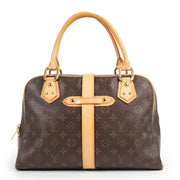 Shop safe online authentic second hand Louis Vuitton Monogram Manhattan Top Handle Bag. Buy online Louis Vuitton Monogram Manhattan Top Handle Bag in a safe way. Shop Louis Vuitton Monogram Manhattan Top Handle Bag online safely.