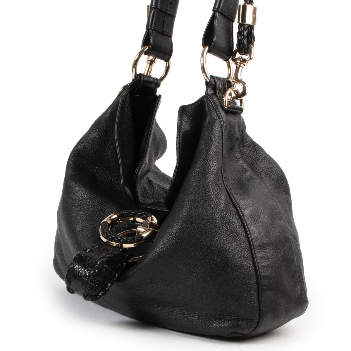 Shop safe online authentic second hand Gucci Black Leather Shoulder Bag . Buy online Gucci Black Leather Shoulder Bag in a safe way. Shop Gucci Black Leather Shoulder Bag online safely.