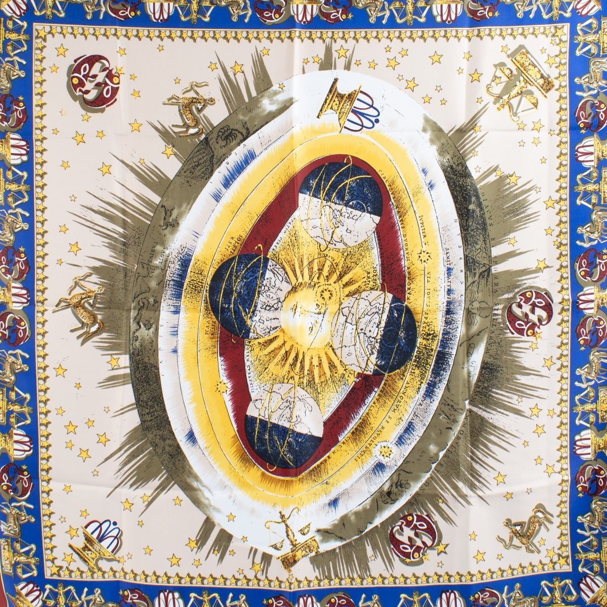 shop 100% authentic second hand Hermès Multicolor Silk Scarf on Labellov.com