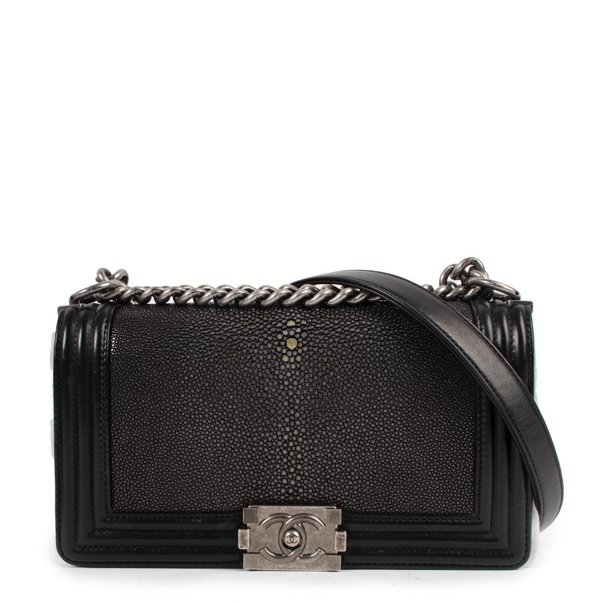 Shop rare collector's item Chanel Boy Galuchat Bag at Labellov