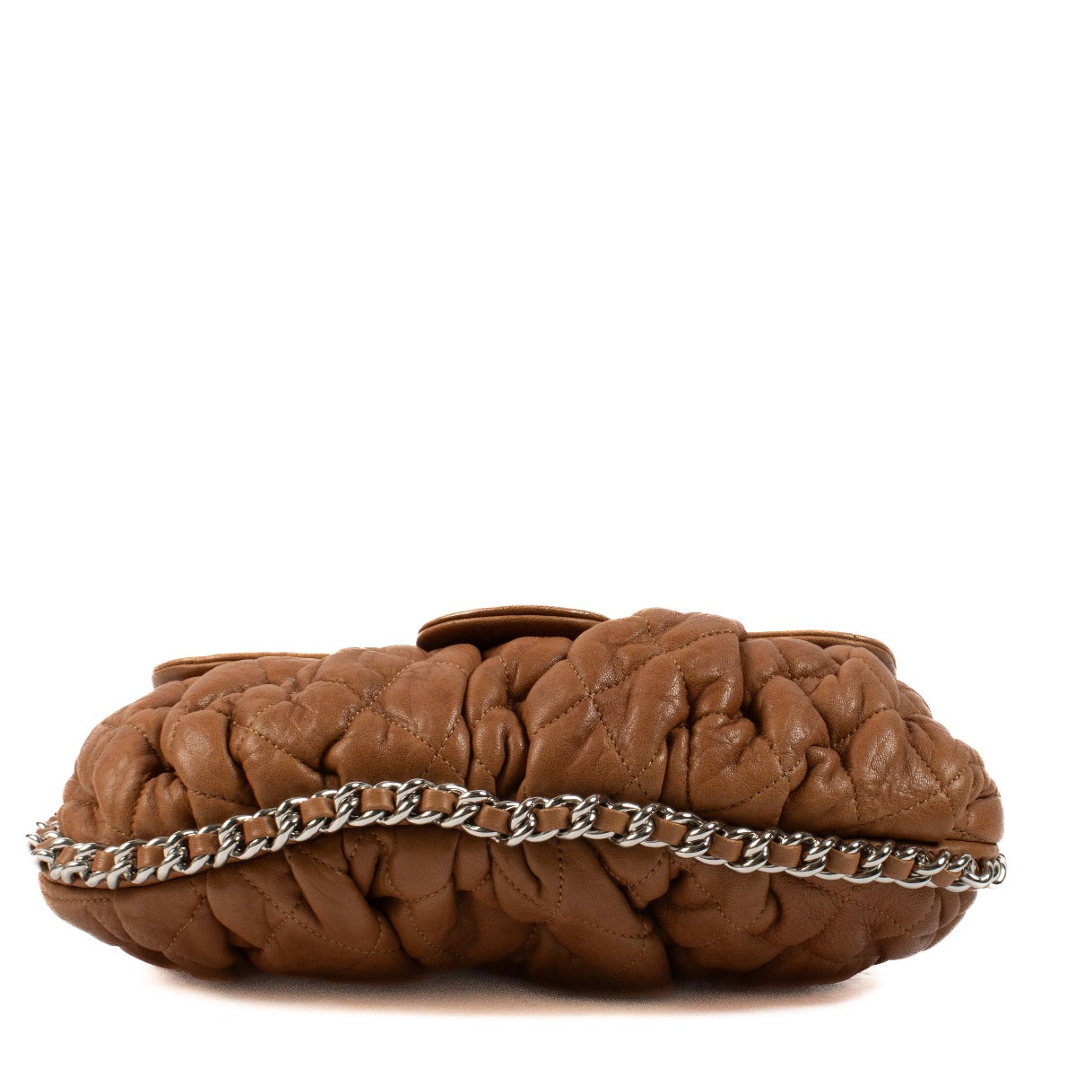 Shop 100% authentic secondhand Chanel Camel Quilted Bubble Chain Around Flap Bag on Labellov.com