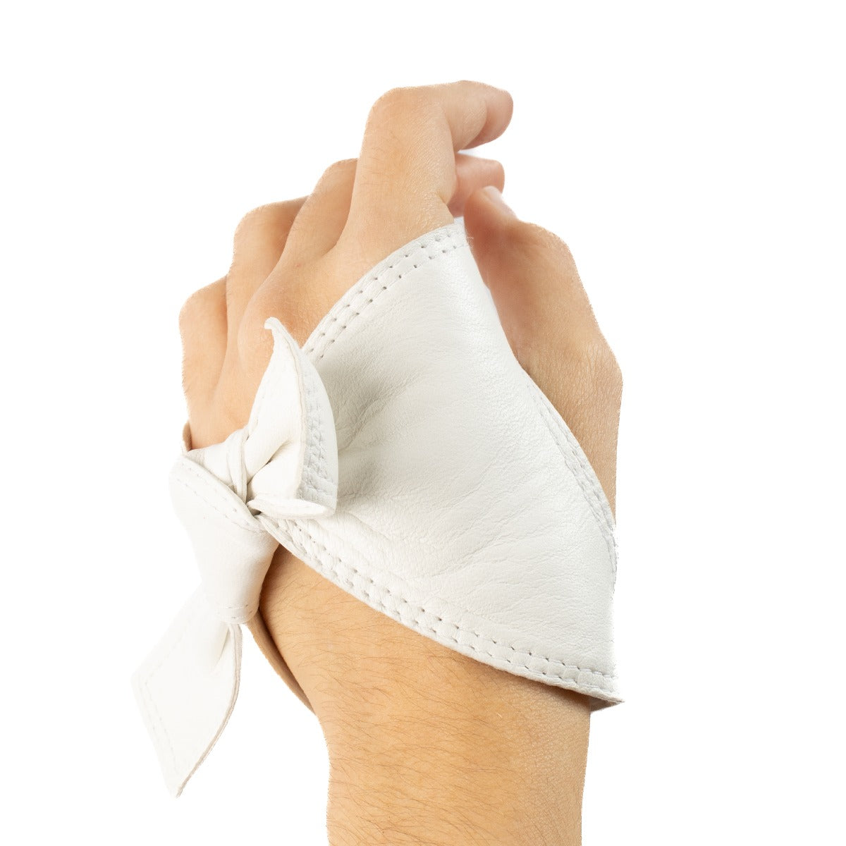Shop 100% authentic secondhand Chanel White Lambskin Bridal Gloves - Size 7 1/2 on Labellov.com
