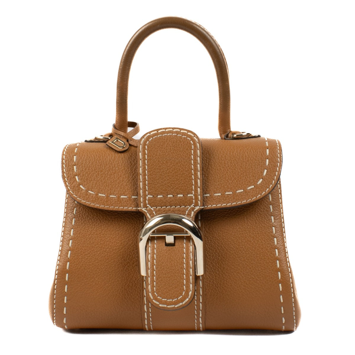 Delvaux Vegetal Brillant Mini Surpiqué