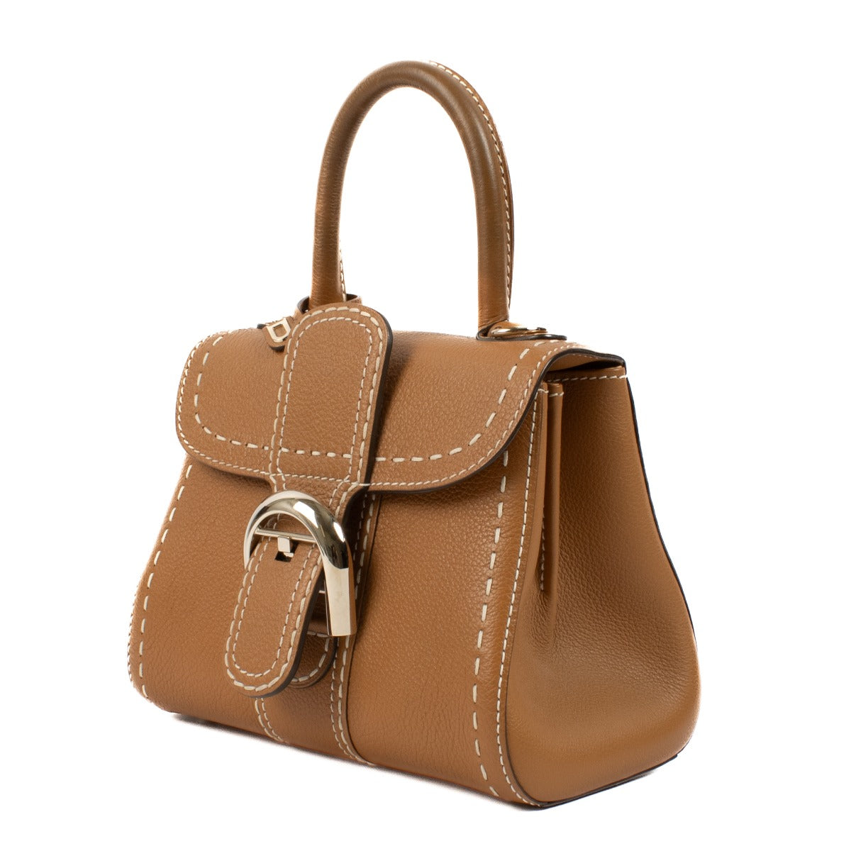 Delvaux Vegetal Rodeo Calf Brillant Mini Surpiqué