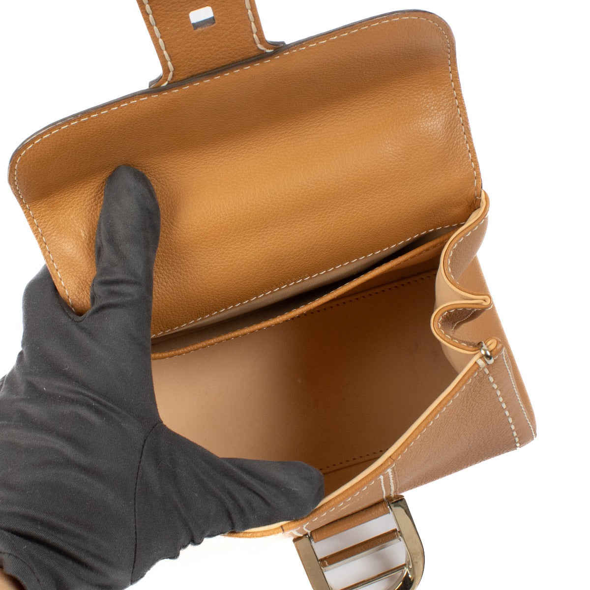 Delvaux Vegetal Rodeo Calf Brillant Mini Surpiqué