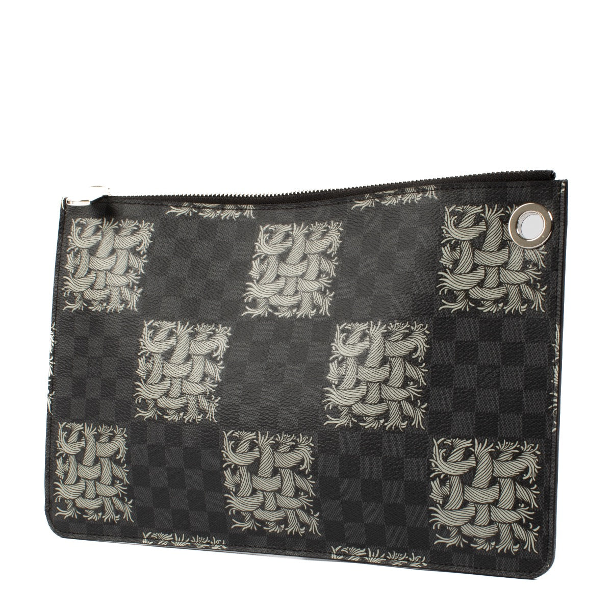 shop 100% authentic second hand Louis Vuitton Damier Graphite Rope Pochette Jour PM on Labellov.com