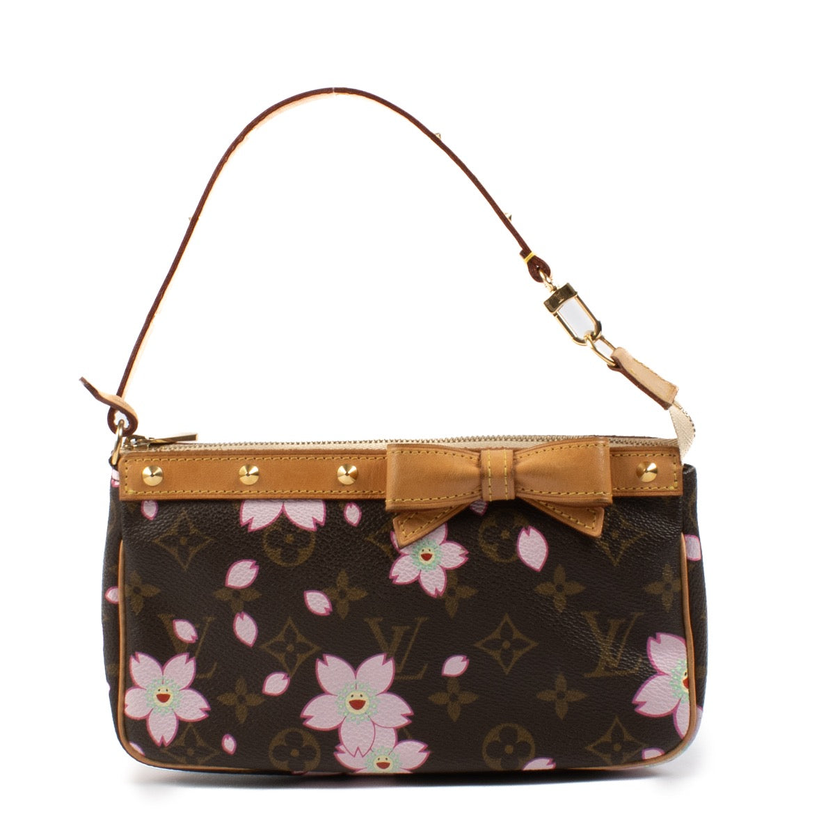 Louis Vuitton Takashi Murakami Monogram Cherry Blossom Pochette Accessoires