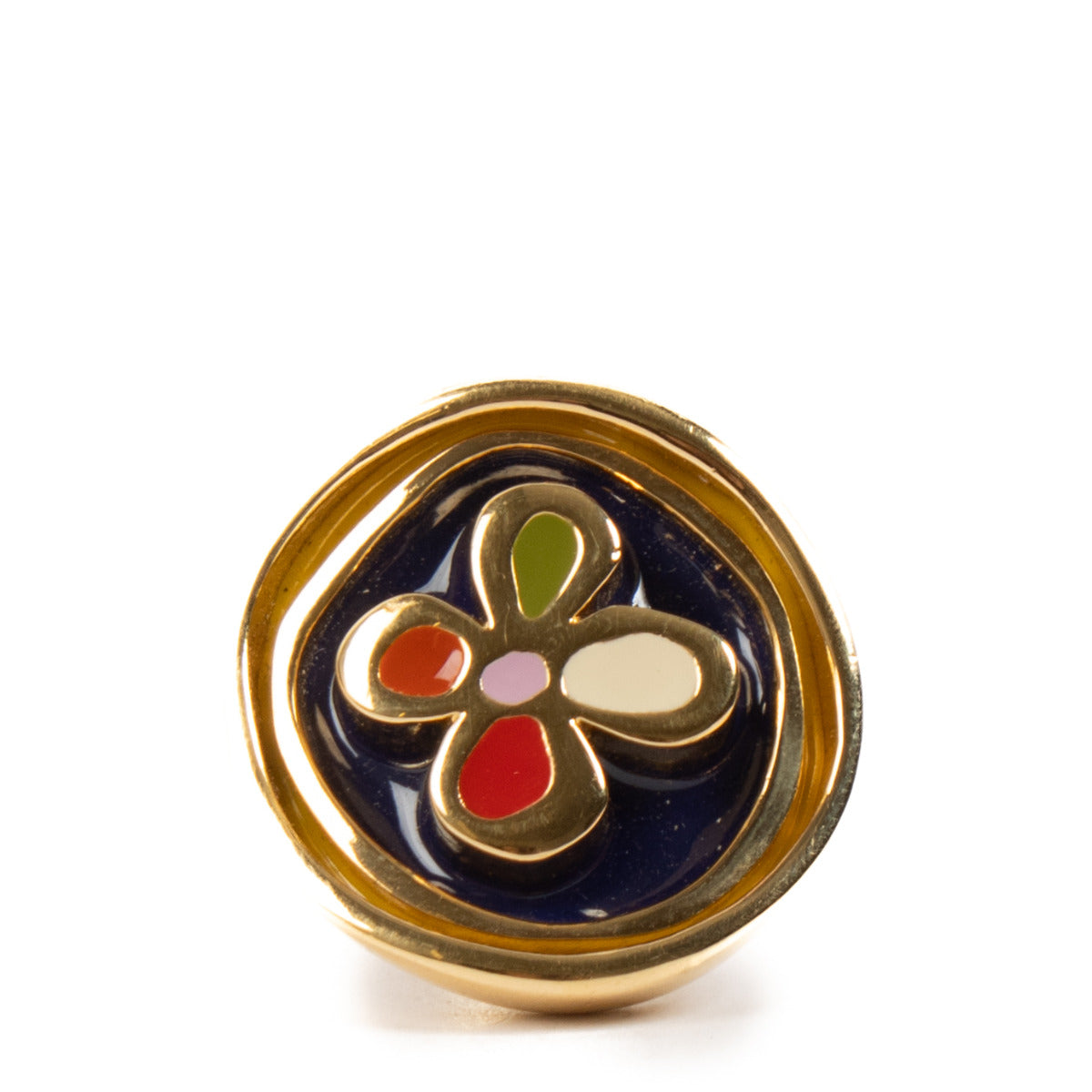 Louis Vuitton Enamel Flower Ring
