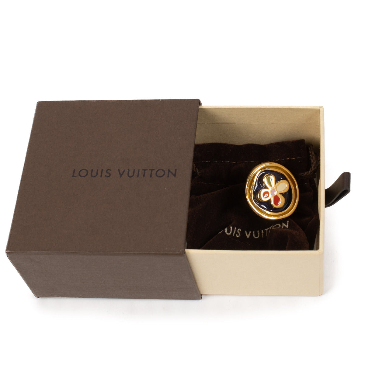 Louis Vuitton Enamel Flower Ring