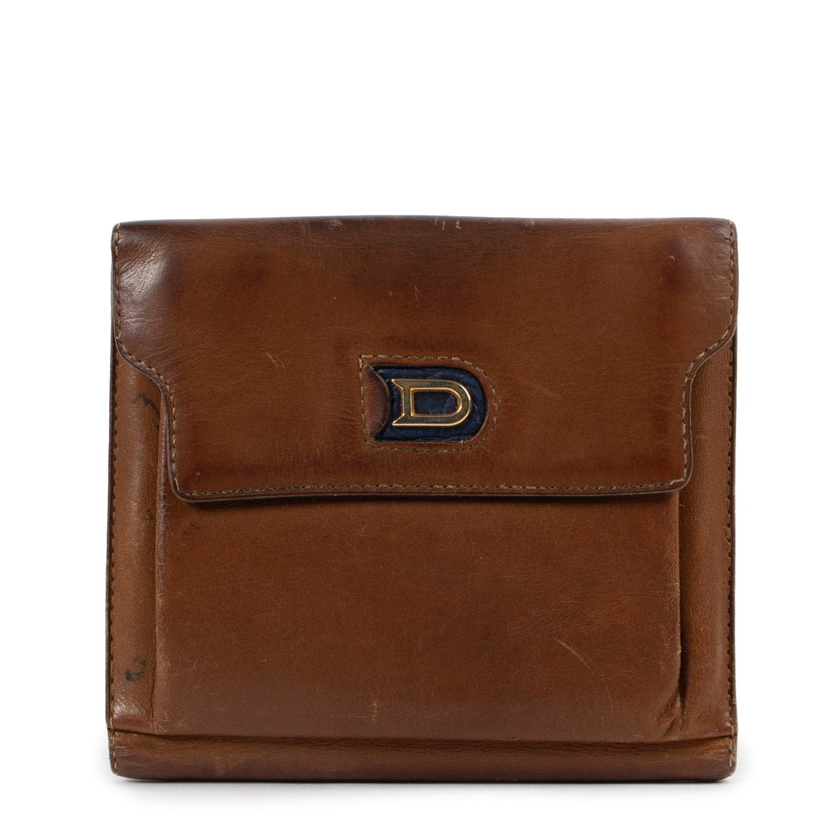 Shop safe online 100% authentic second hand Delvaux Brown Wallet at Labellov in Antwerp.