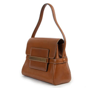 Shop safe online 100% authentic second hand Delvaux Cognac Leather Shoulder Bag at Labellov in Antwerp.