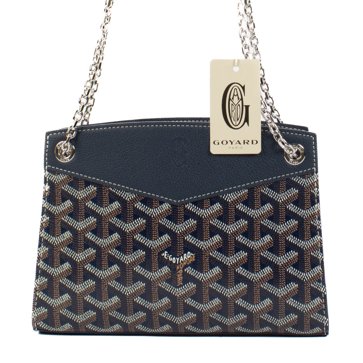Shop 100% authentic Goyard Blue Rouette Structuré Mini Bag at Labellov.com.
