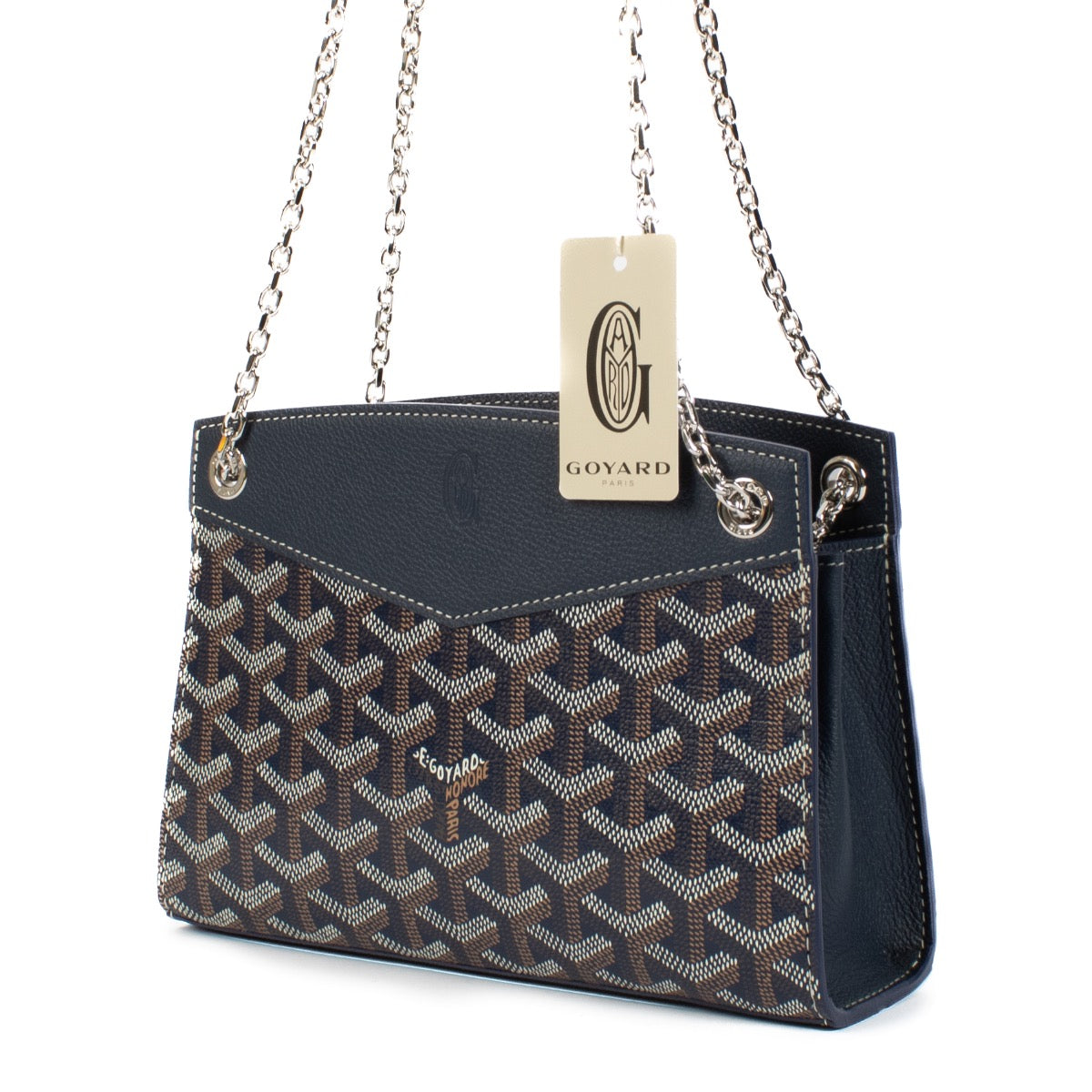 Shop 100% authentic Goyard Blue Rouette Structuré Mini Bag at Labellov.com.