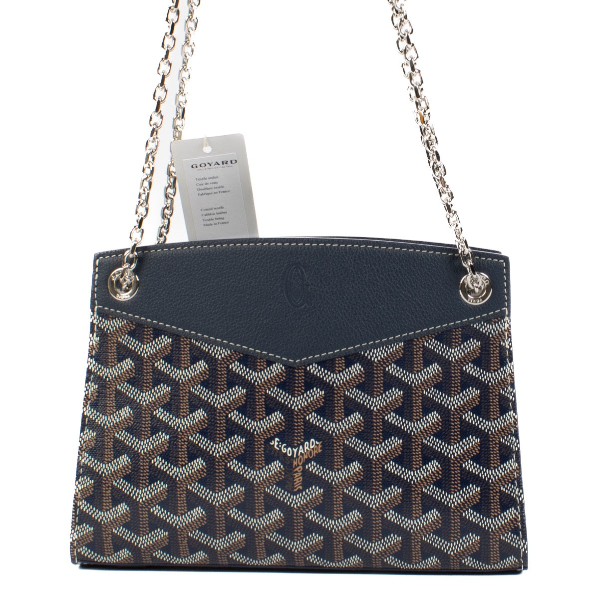 Shop 100% authentic Goyard Blue Rouette Structuré Mini Bag at Labellov.com.