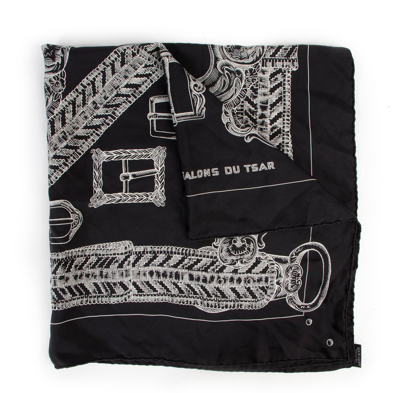 Buy Hermès Black Silk Scarf reliably.