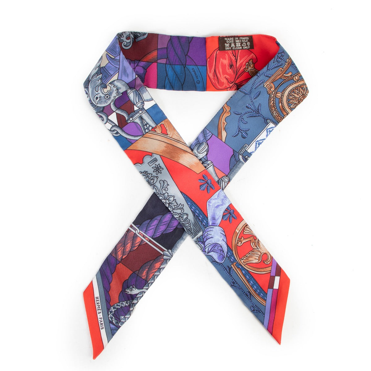 Buy in very good condition a Hermès Multicolor Twilly Scarf