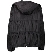 Shop safe online authentic second hand Moncler Black Raincoat Jacket in Moncler Size 4 at the right price at Labellov.com.