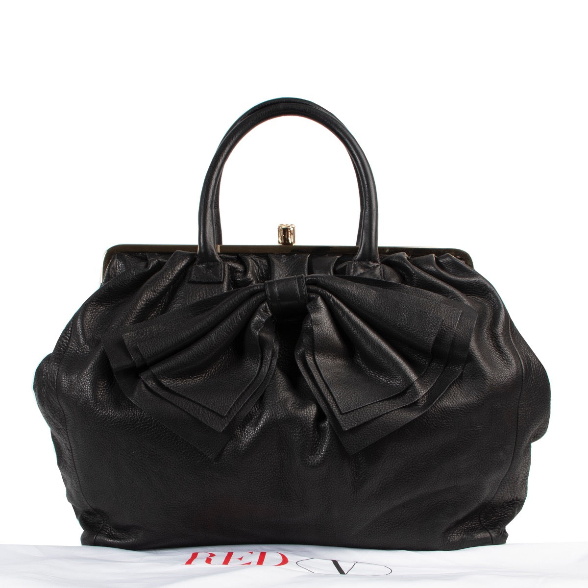 Shop safe online authentic second hand Red Valentino Black Top Handle Bag. Buy online Red Valentino Black Top Handle Bag in a safe way. Shop Red Valentino Black Top Handle Bag online safely.
