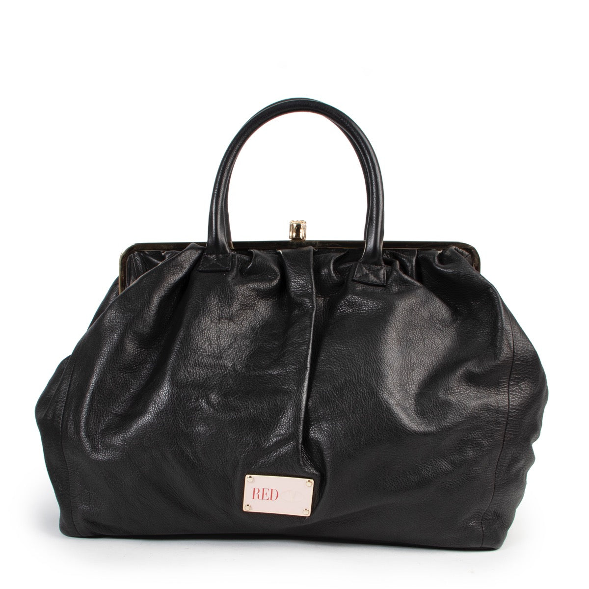 Shop safe online authentic second hand Red Valentino Black Top Handle Bag. Buy online Red Valentino Black Top Handle Bag in a safe way. Shop Red Valentino Black Top Handle Bag online safely.