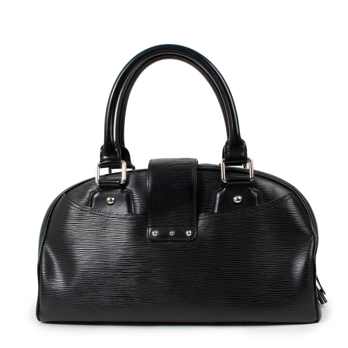 Louis Vuitton Black Epi Leather Montaigne Bowling Bag
