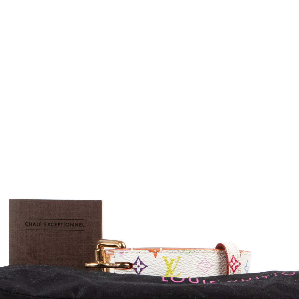 Louis Vuitton Monogram White Murakami Belt - size 80