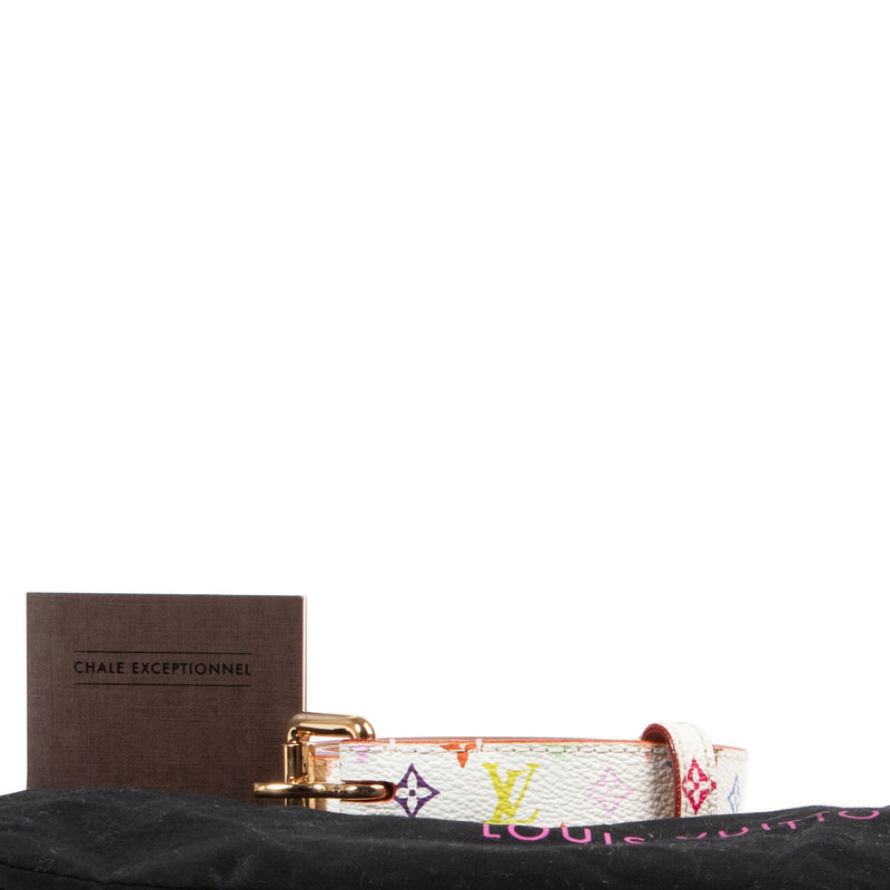 Louis Vuitton Monogram White Murakami Riem - maat 80