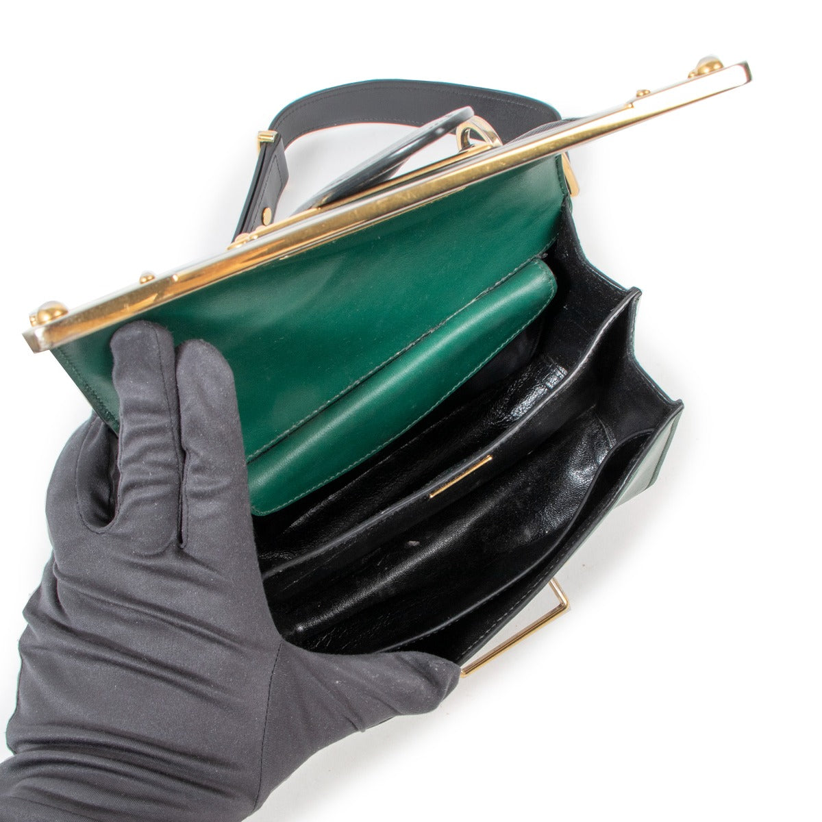 Prada Cahier Biliardo City Calf/Black Saffiano Leather Bag