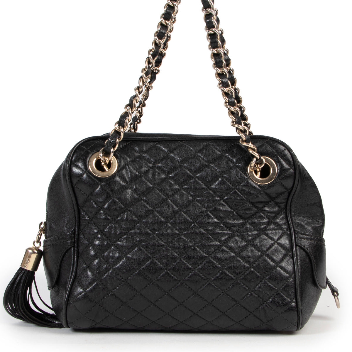 Dolce & Gabbana Black Lily Matelassé Shoulder bag pour le meilleur prix chez Labellov à Anvers