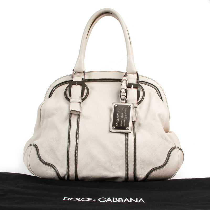 Dolce & Gabbana Cream Miss Romantique Shoulder Bag