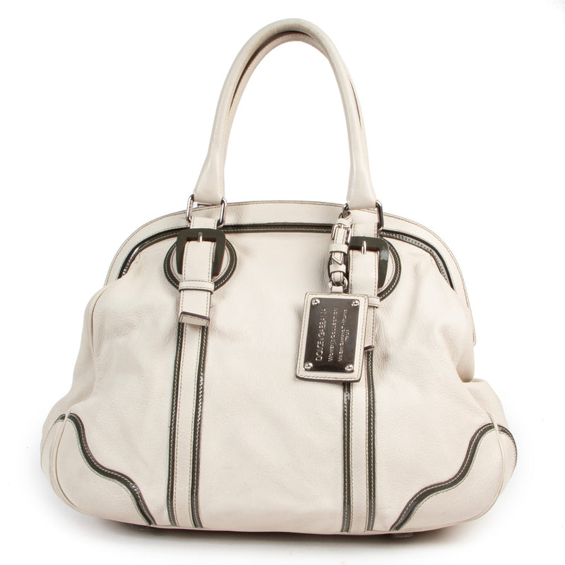 Dolce & Gabbana Cream Miss Romantique Shoulder Bag
