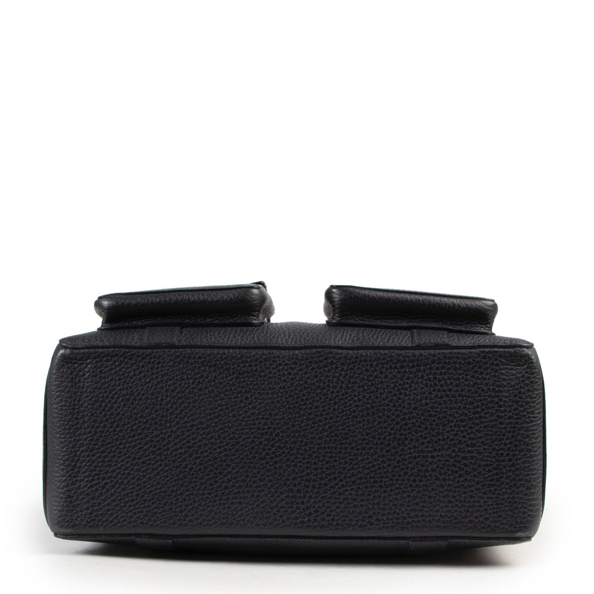 Shop safe online authentic second hand Delvaux Blue Leather Front Pockets Shoulder Bag in very good condition and at the right price at Labellov.com.