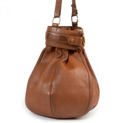 Buy in very good condition a Delvaux Brown Leather Shoulder bag