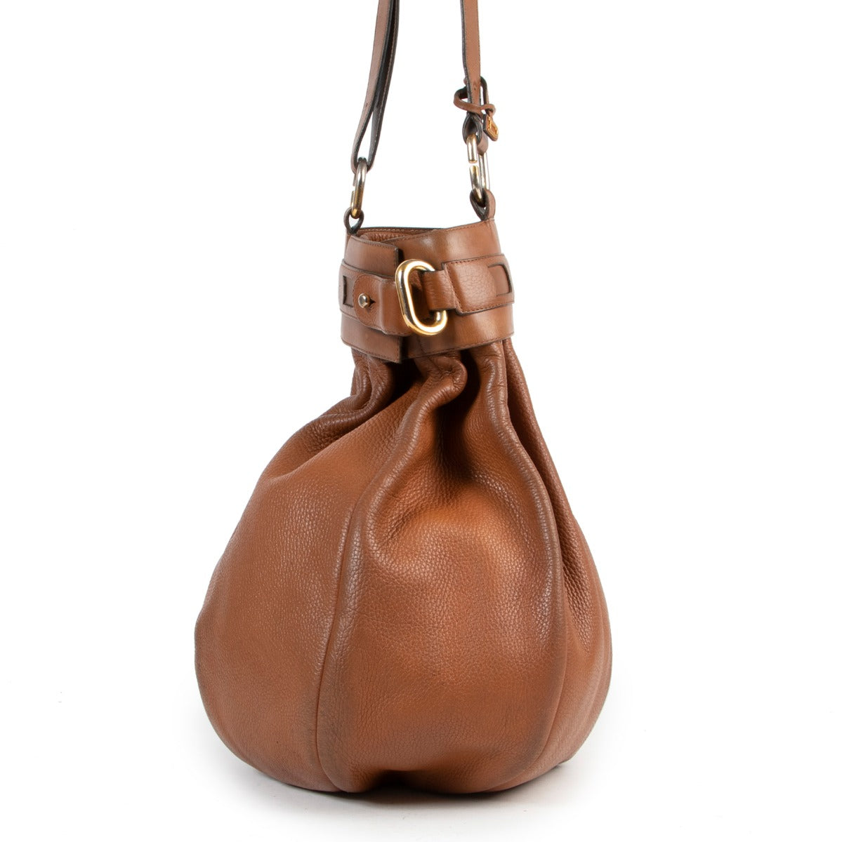 Delvaux Brown Leather Shoulder bag on Labellov, Worldwide Shipping