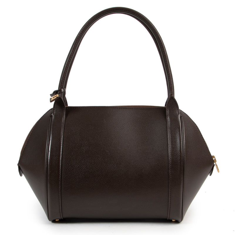 Delvaux Brown Perle Schoudertas