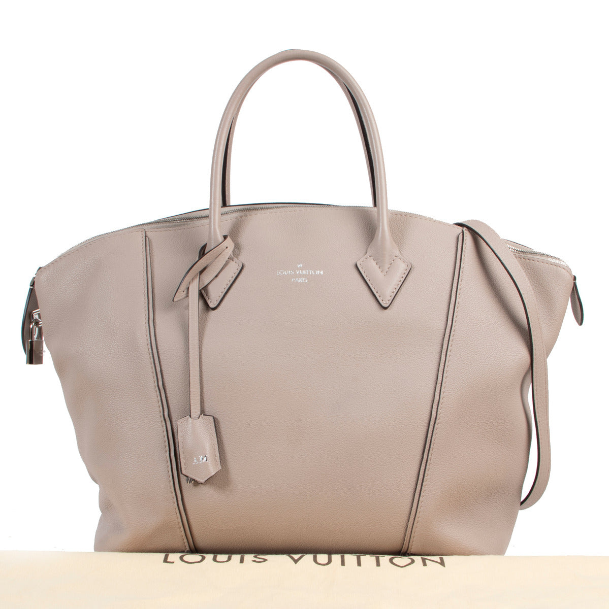 Louis Vuitton Galet Veau Cachemire Soft Lockit MM