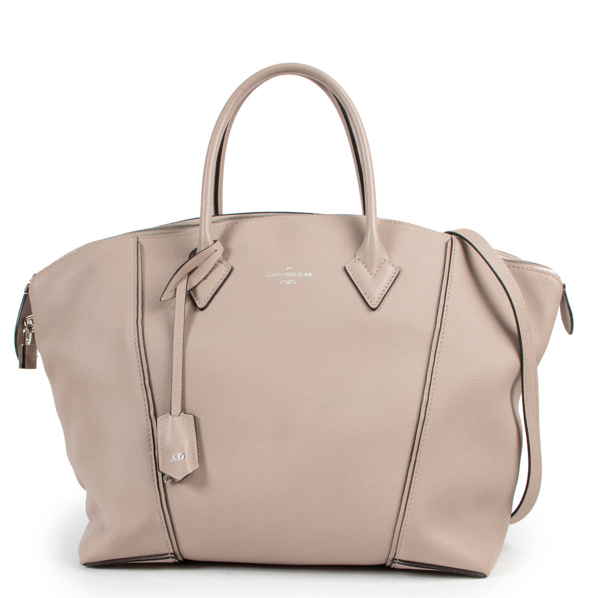 Louis Vuitton Galet Veau Cachemire Soft Lockit MM