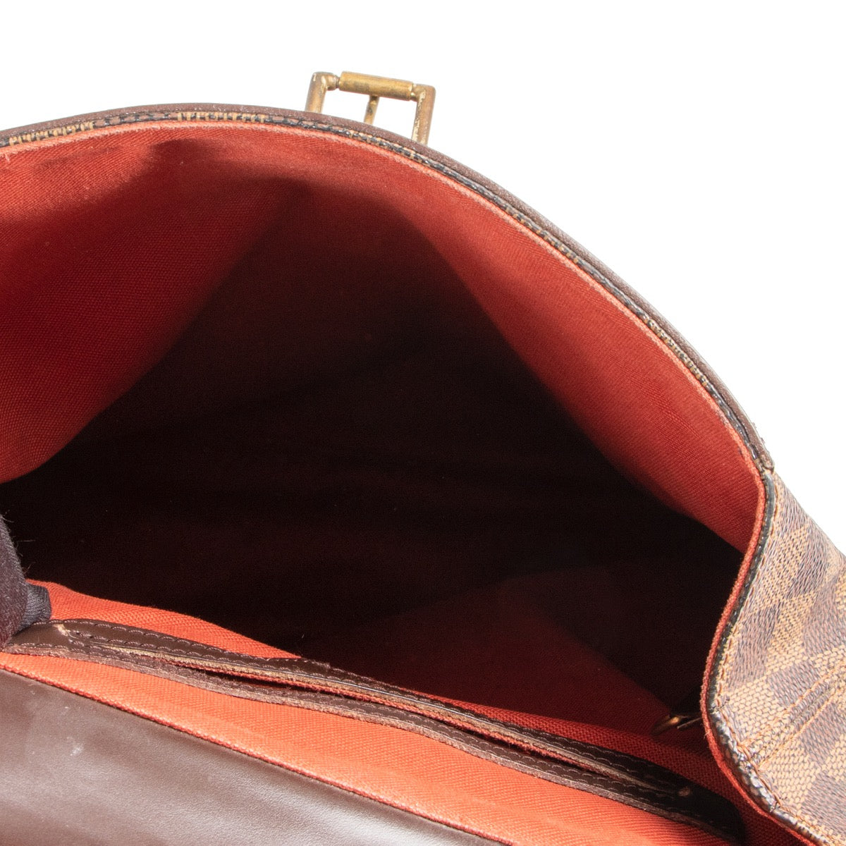 Shop safe online authentic second hand Louis Vuitton Damier Soho Backpack in very good preloved condition and at the right price at Labellov.com.