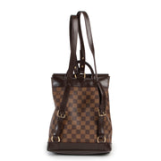 Shop safe online authentic second hand Louis Vuitton Damier Soho Backpack in very good preloved condition and at the right price at Labellov.com.