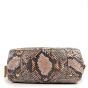 Shop safe online authentic second hand Prada Multicolor Snakeprint Top Handle Bag at the right price at Labellov.com.