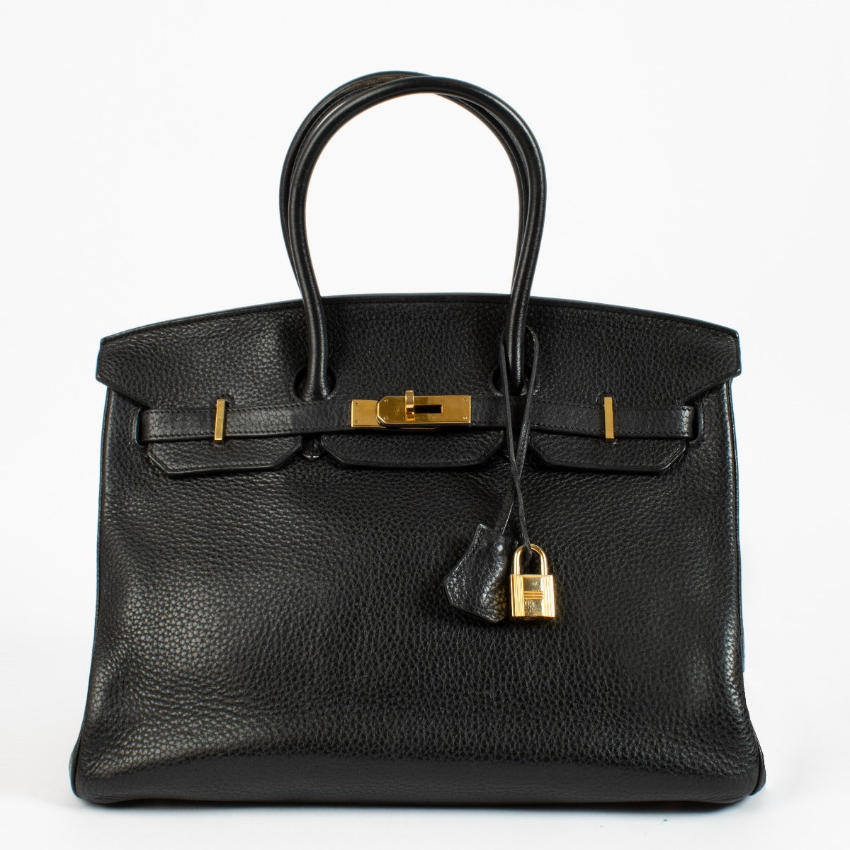2012 Hermès Birkin 35 Black Clemence GHW