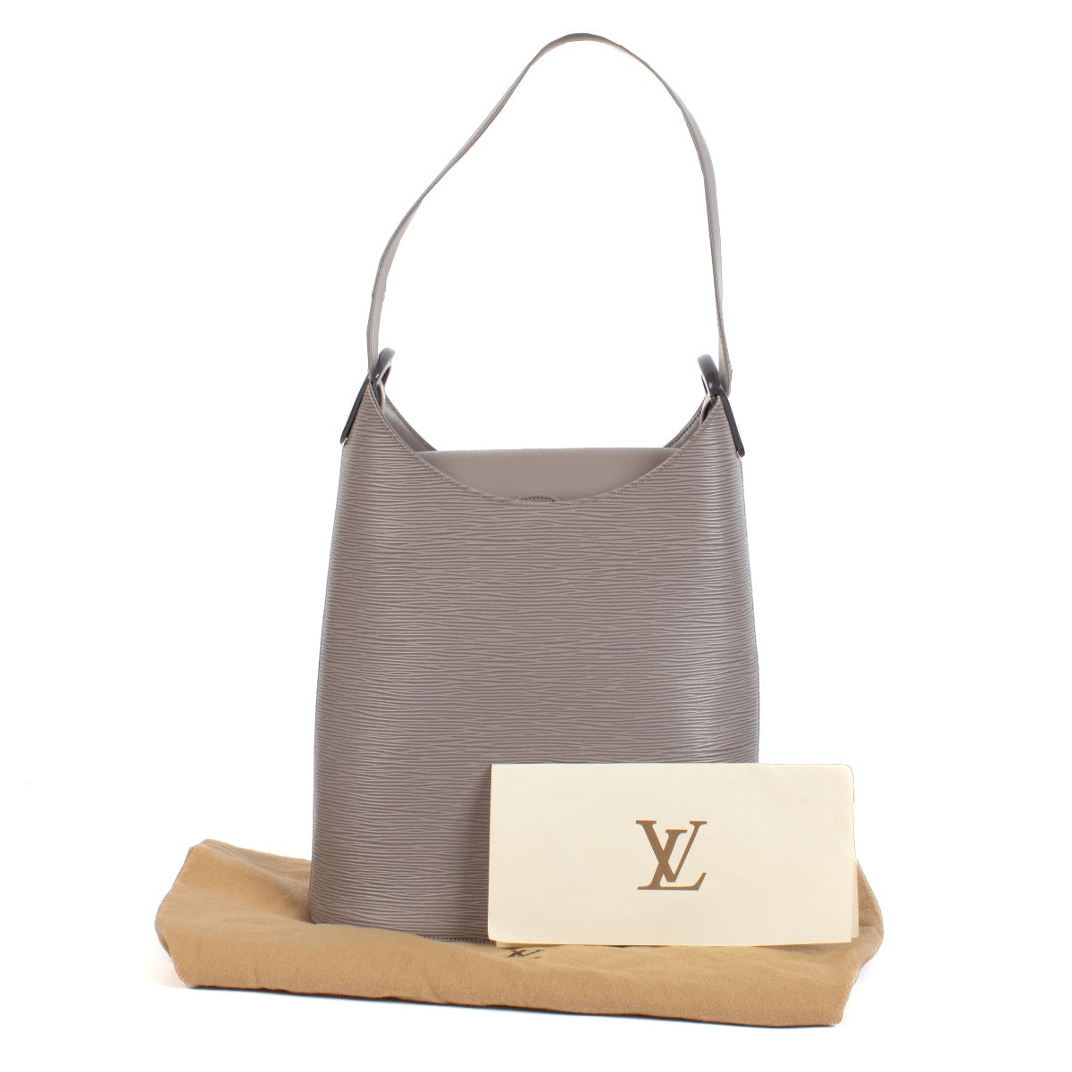 shop 100% authentic second hand Louis Vuitton Lilac Epi Leather Verseau Bag on Labellov.com