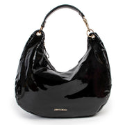 Shiny Black Bag by Jimmy Choo with an authentic style