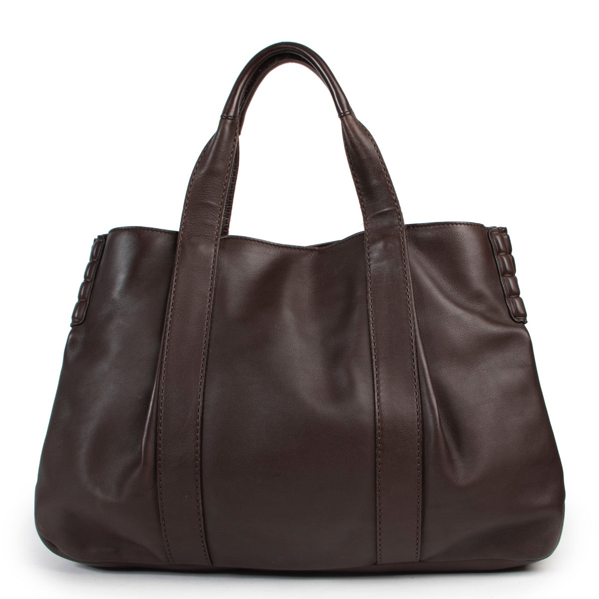 Shop safe online authentic second hand Tods Brown Shoulder bag in very good preloved condition at the right price at Labellov Antwerp.